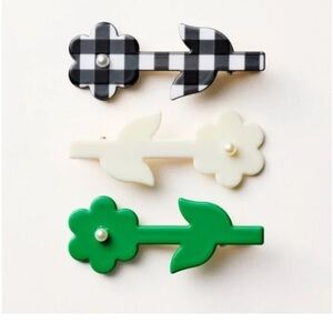 Kate spade hair clip set